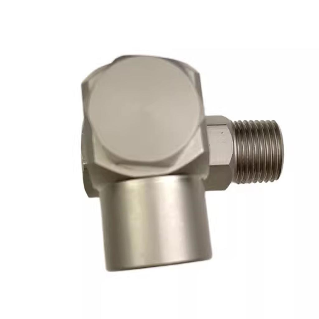 360° Rotating Universal Joint Fitting Air Hose Quick Connector with Female Thread for Large Air Cannons