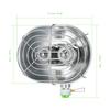 Double Head Outdoor Heater Portable Infrared Ray Camping Heating Stove Warmer Heating Gas Stove with Gas  Adapter Heater