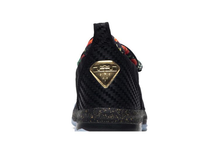 Kids' Sneakers Nike LeBron 16 Watch the Throne (PS) Black/Metallic Gold-Rose Frost