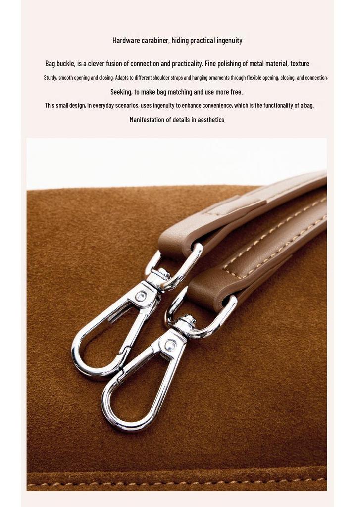 Borsa da Donna Lusso Coreana in Vera Pelle - Borsa a Tracolla in Pelle di Mucca Stile Giapponese