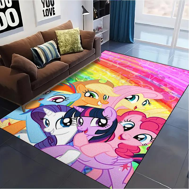 My little pony Carpet Rug for Living Room Bedroom Home Sofa Decoration,Kids play Non-slip Floor Mat