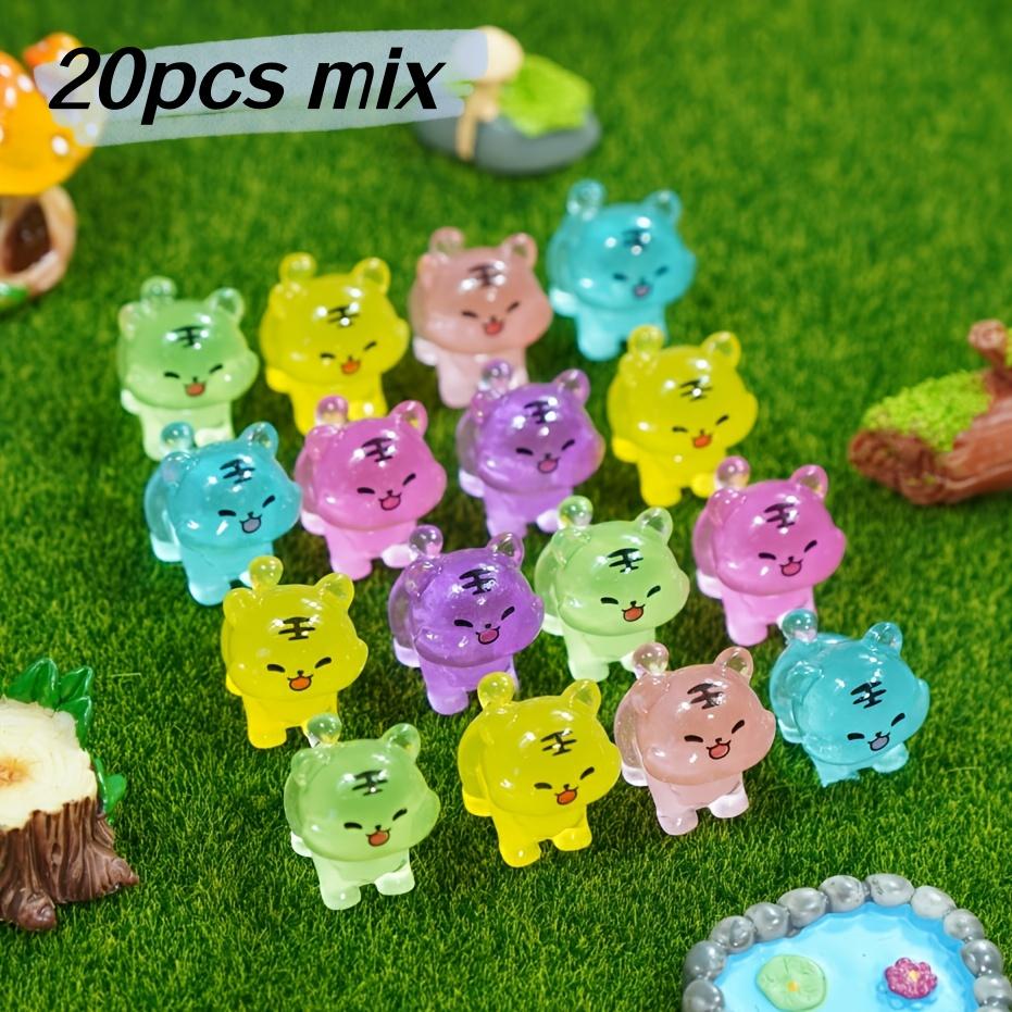 

20 mini resin tiger statues, DIY party outdoor garden decorations, birthday gifts, bonsai decorations, DIY crafts, party decorat