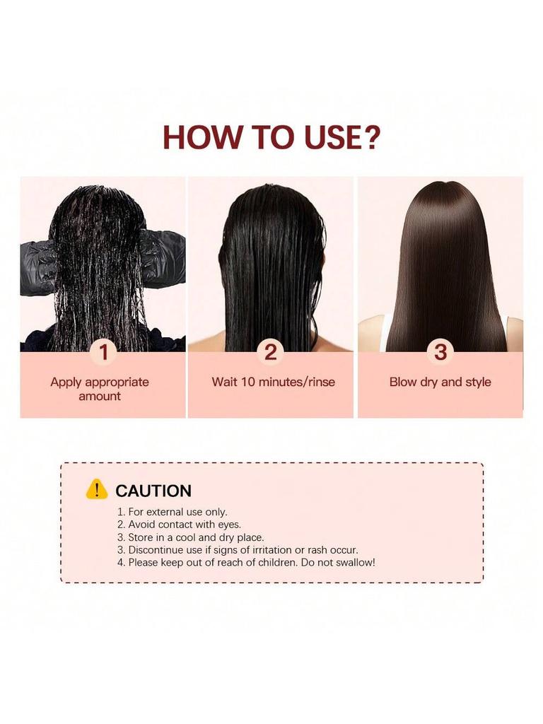 Brillo para el Cabello Super Acondicionador de 6 Colores. Aceite para Colorear Cuidado del Cabello. Aceite de teñir. Mejora la vitalidad de H
