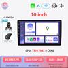 Autoradio Android 16 universel 9/10 pouces, CarPlay, Android Auto, GPS, lecteur multimédia, WiFi, écran QLED, BT 2 DIN