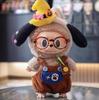 17cm Labubu Glasses 6.5cm Transparent Plastic Glasses Round Frame Eyewear Eye Glasses Doll Clothes Accessories