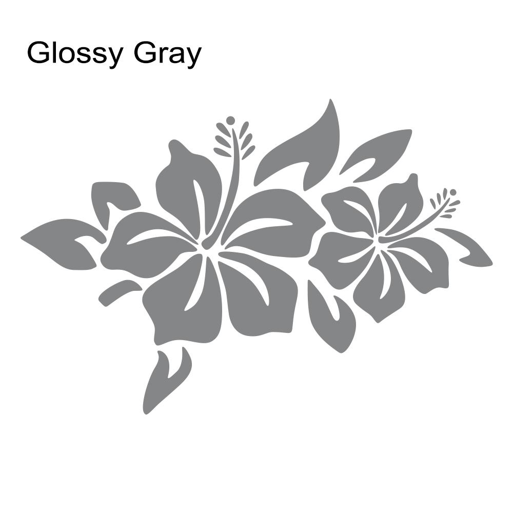 Vine Hibiscus Car Sticker Car Whole Body Vinyl Decal Waterproof Vehicles Motorcycle Stickers Car Accessories Decoration Exterior