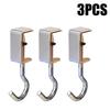 1-5pc Adjustable Backpack Hook 360° Rotatable Table Hooks  Desktop Detachable Mobile Bag Hanger Desks School Home Storage