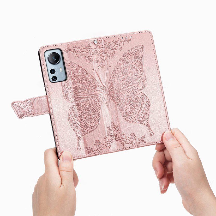 Butterfly Leather Flip Case For Xiaomi Redmi Note 11 12 Poco M6 Pro 5G X8 M8 F8 17 Ultra C75 X6 F6 C65 13T 14T 11T 13 Lite 14C A2 A3 13C Wallet Cover