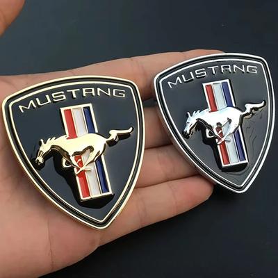 1 ks 3 barvy 6 * 7,5 cm Kovová nálepka na auto Pro Mustang Shelby GT Logo Odznak Dekorace karoserie vozu Blatník Kufr Příslušenství