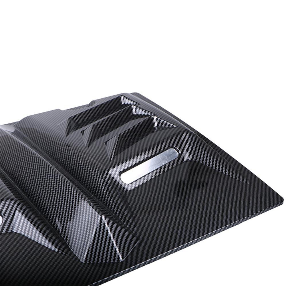 Carbon Fiber Look Universal Car Exterior Hood Vent Scoop Cover Air Intake Grille