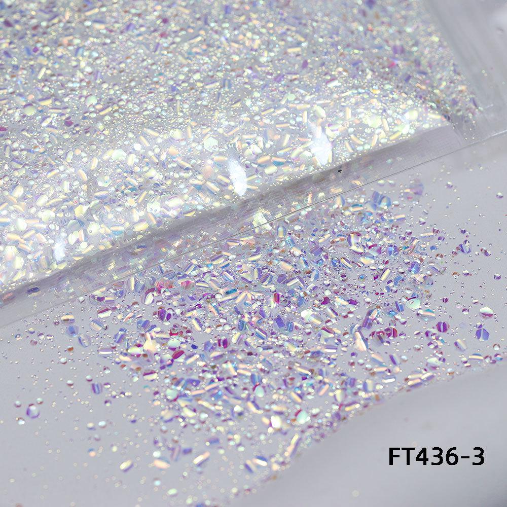 Super Flash Iridescent Nail Art Glitter: Ultra-Thin, Translucent, Resin Drip, Hemp Flowing, Oil-Filled Glitter