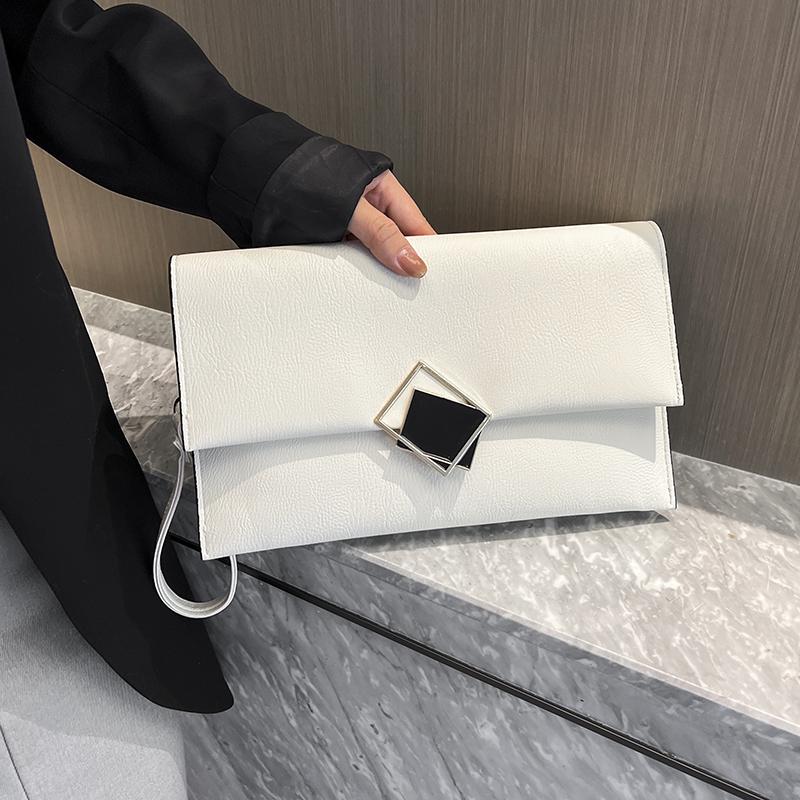 Spojka Večerní taška Dámská Nová móda Obálka Tašky na mobilní telefon Velkokapacitní Řetízky Kabelky Pu Podpaží Crossbody