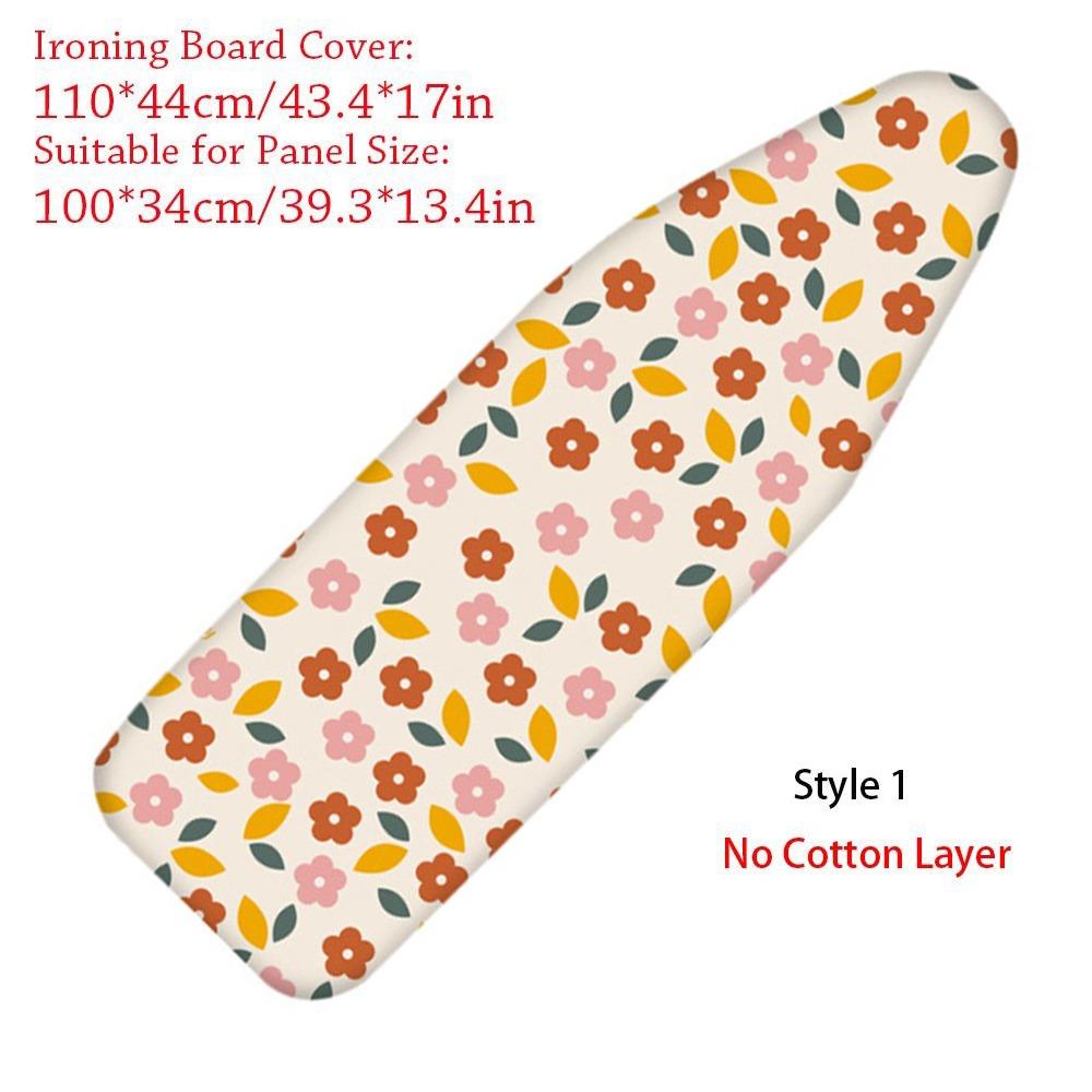 Floral Pattern Ironing Board Cover Thickened Ironing Heat Shield  for Ironing Table Accessories