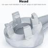 Aluminum Bung Wrench for 10 15 20 30 50 55 Gallon Drum Heavy Duty Barrel Opener Tool