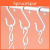 Plastic S Hooks For Home Organization With Double Hooks Load Capacity For Diy Closet Storage