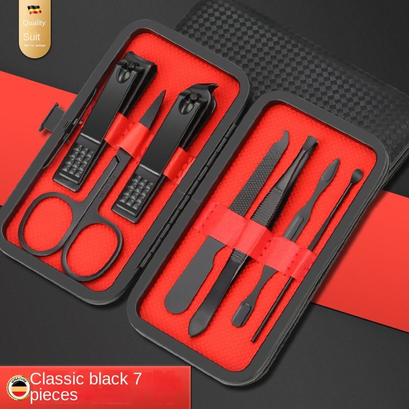 

Набор щипчиков для ногтей Набор удобных косметических инструментов Кусачки для маникюра Триммер для ногтей Педикюрный нож Нож для чистки ушей Маникюр для ногтей