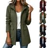 Women's Casual Zip-Up Hoodie Sweatshirt with Pockets