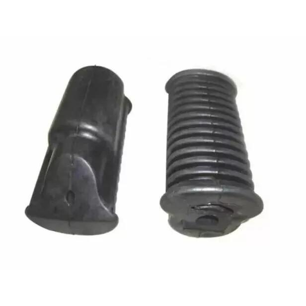 For Royal Enfield Bullet Classic 350/500 UCE Front Foot Rest Rubber Pair LH/RH