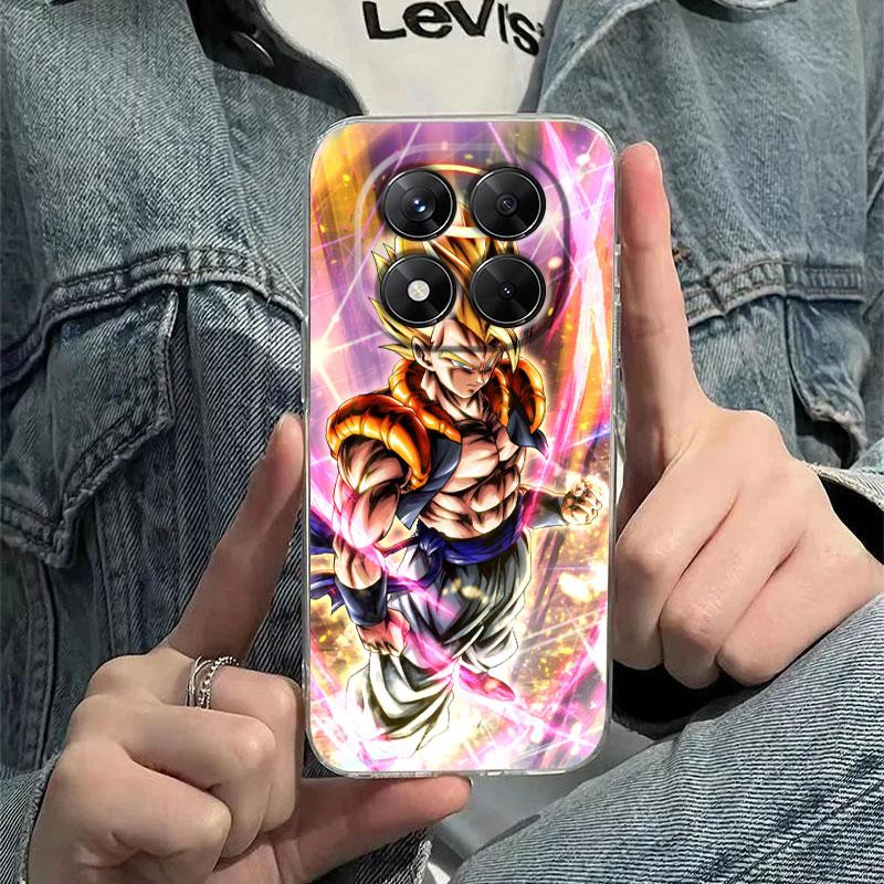 Gogeta Blue Goku Case For Xiaomi Redmi Note 15 14 13 12 11 10 Pro Plus Soft Cover For Redmi 15C 15 14C 13C 12C Clear Phone Cases