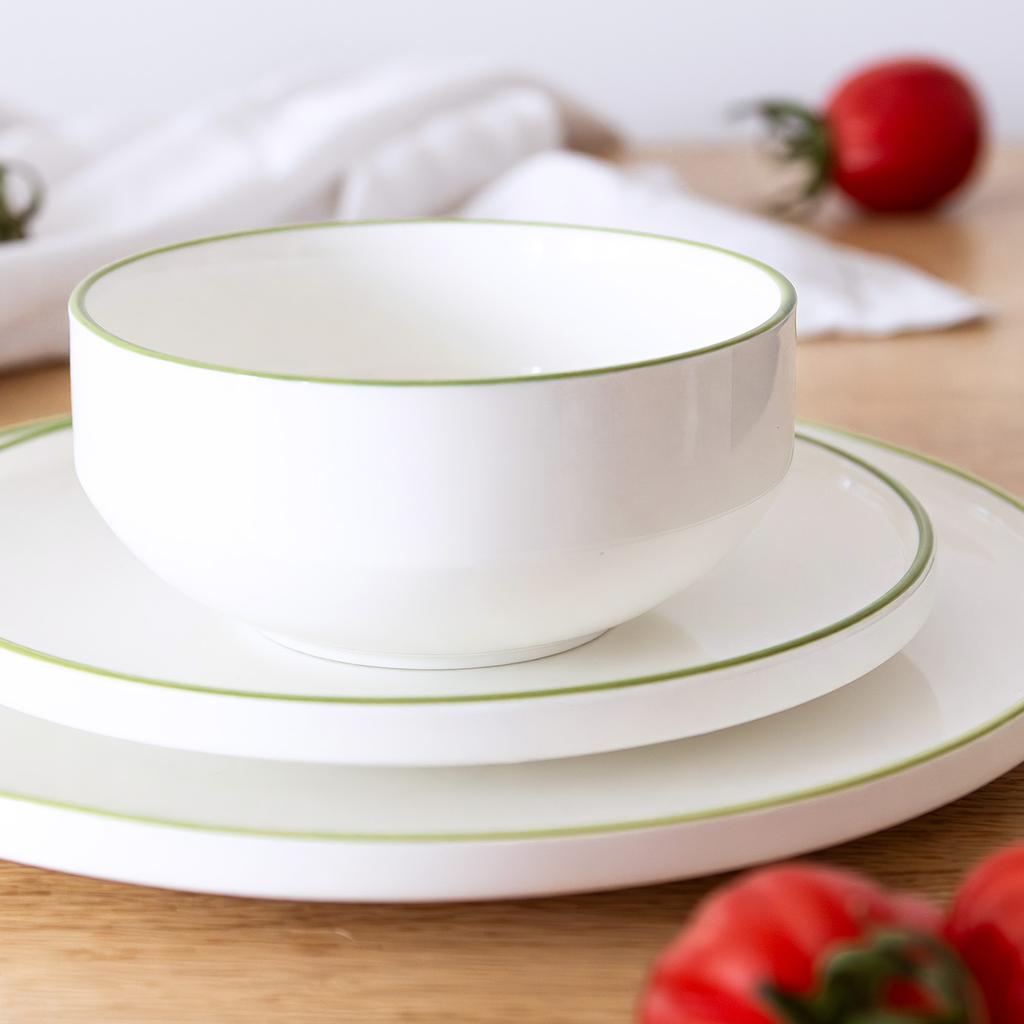 DUVE Dinner Plate with Rim DUKA