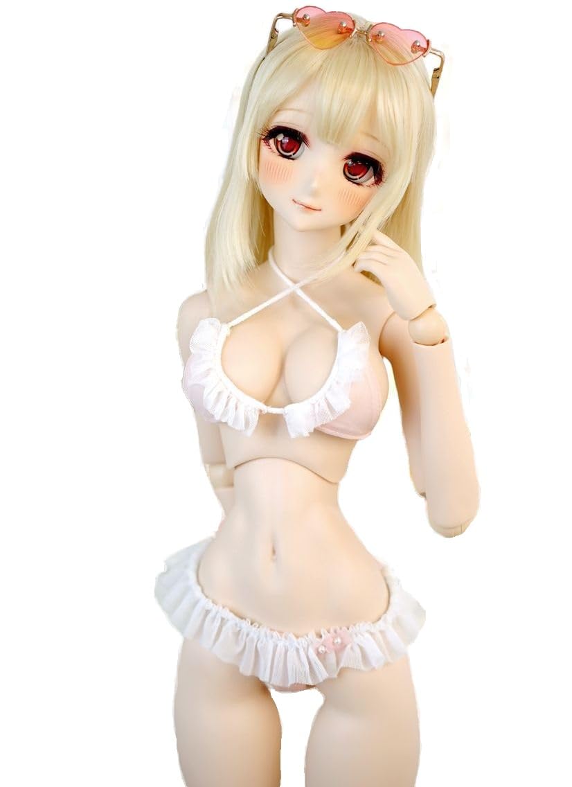 Костюм для кук Бикини с оборками Нижнее белье Совместим с куклами ST213 1/3