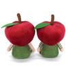 Red Fruit Gnome Plush Ornaments Christmas Soft Swedish Tomte Doll Holiday Faceless Elf Figure for Farmhouse Kitchen Tiered Tray Decor