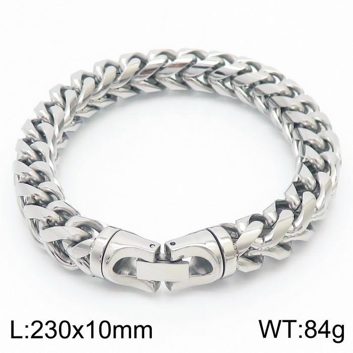 Trendy Minimalist Dragon Bone Chain Titanium Steel Bracelet