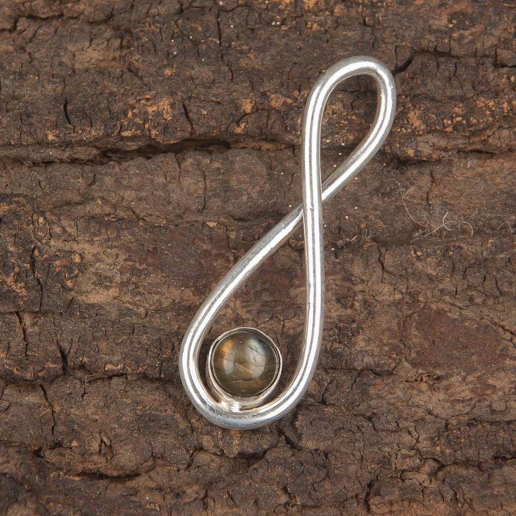 Labradorite Gemstone Jewelry, 925 Sterling Silver Pendant Jewelry, Handmade Beautiful Pendant For Anniversary Gift