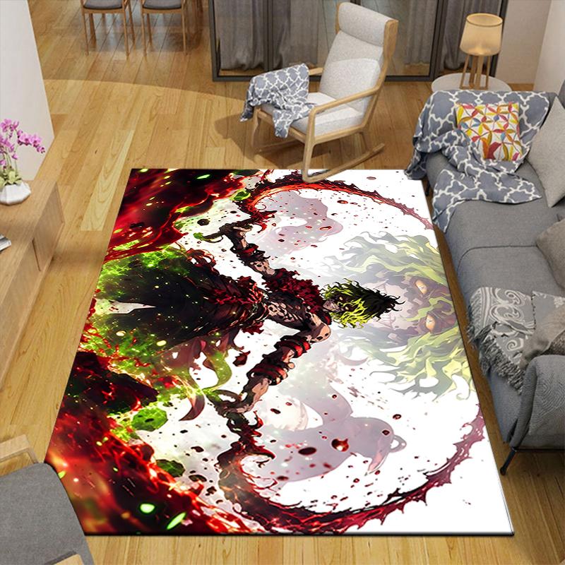1Pc Vibrant Warrior Reflection Rug, Office Carpet Indoor Outdoor Doormat, Non-Slip, Comfortable, Living, Christmas Halloween,  Xmas Gift S1889