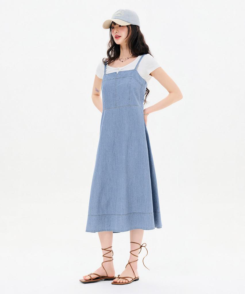 CHASECULT Women'S Denim Bustier Dress-Fbrg6175C0D