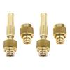 2 Set Garden Water Hose Nozzle Sprayer 7 GPM 80 PSI G1/2 Thread Inlet Connector Heavy Duty for Car