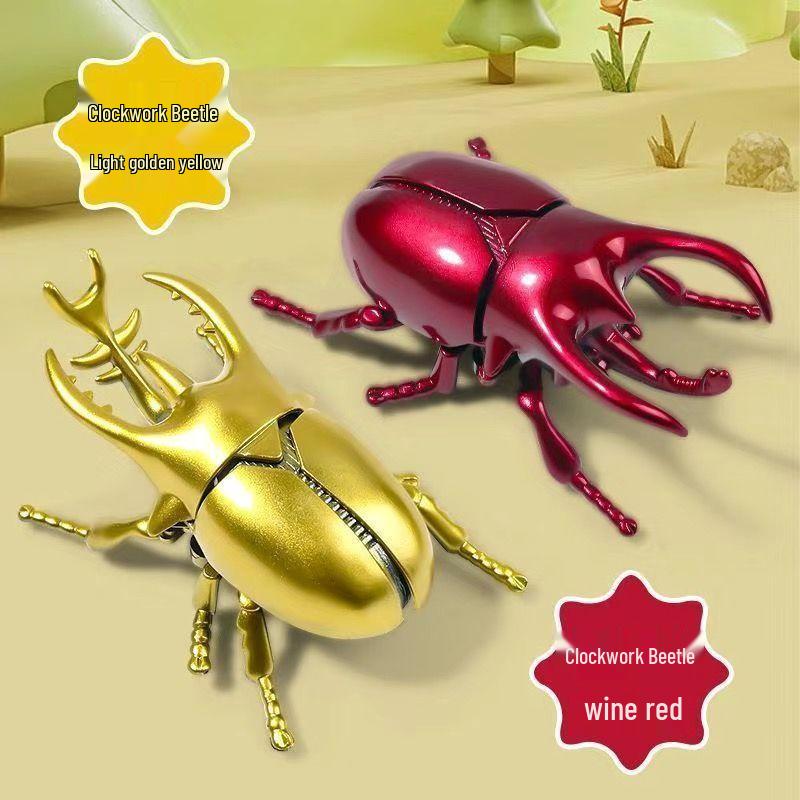 Wind-up Fighting Beetles: Creative Prank Insect Toys for Kids