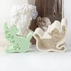 Easy To Clean Silicone Candle Molds Fondant Moulds Animal Shape Resin Project Moulds Silicone Texture for Candle Making