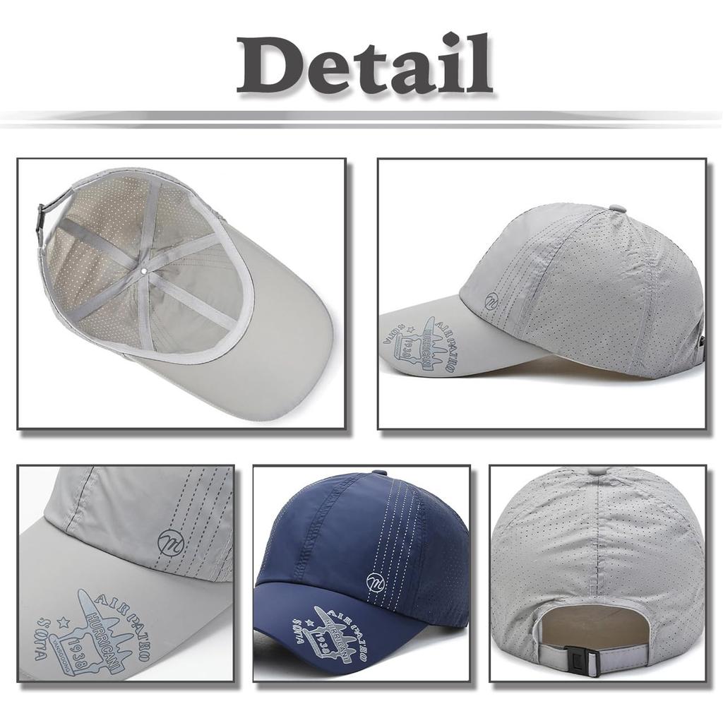 CZA091 [White Fang] Cap, Hat, Outdoor, Running, Sports, Casual, Simple, Men's, (Black)