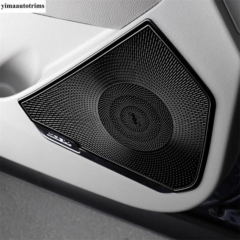 Für Kia Sportage NQ5 - 2025 Edelstahl Auto-Audio-Lautsprecher Tür-Lautsprecher-Panel-Abdeckung Zierleisten Zubehör Innenraum