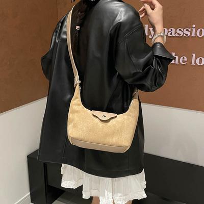 2025 New Autumn and Winter Popular Simple Foreign Fashion Waterproof Shoulder Crossbody Bag Light Tote Handbag