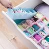 5 Grid Organizer Tie Bra Socks Drawer Cosmetic Divider Plastic Storage Box