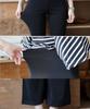 Ppaeppae Stretchy Four-Way Stretch Semi-Bootcut Leggings Slacks