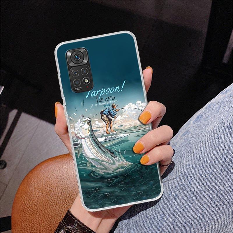 Hunting Fishing Man Phone Case For Xiaomi Redmi Note 15 14 13 12S 12 11 Pro Plus 14S 11S 11E 10 10S 11T 5G Personalized Cover Re