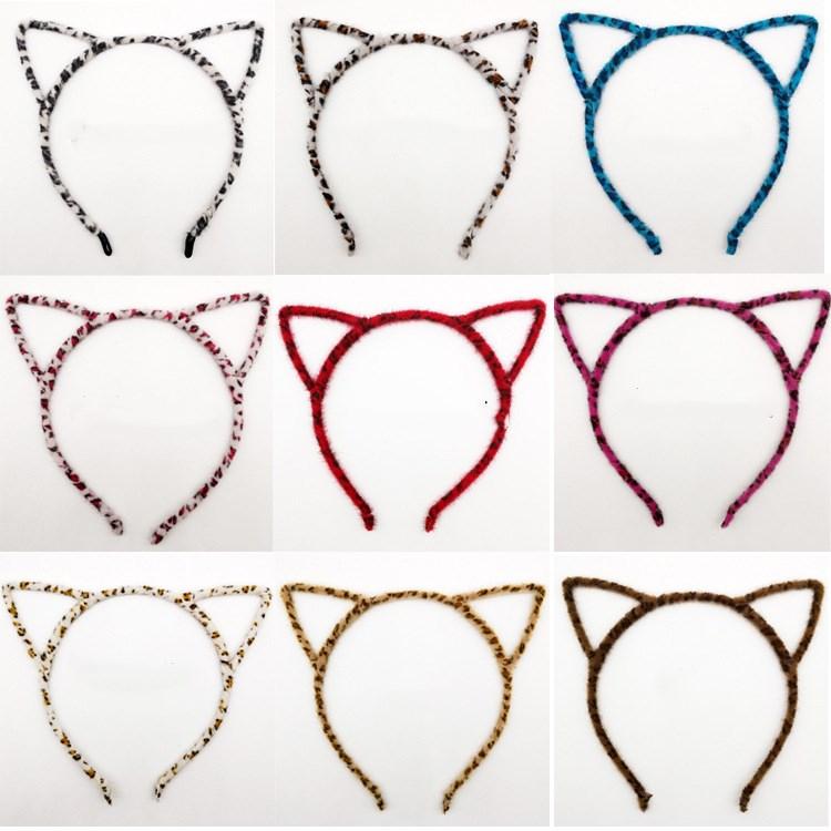 1PCS New Fashion Girls Cloth Cat Ear Headband Hairband Princess Hair Accessories Headwear Sexy Cute Hair Band