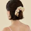 2DREAMERS Ember Grid Silk Scrunchie