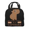 Mým duchovním zvířetem je kapybara Milovníci Izolovaná svačinová taška pro ženy Nepropustná Termo chladicí box Bento Box Děti Školní Děti