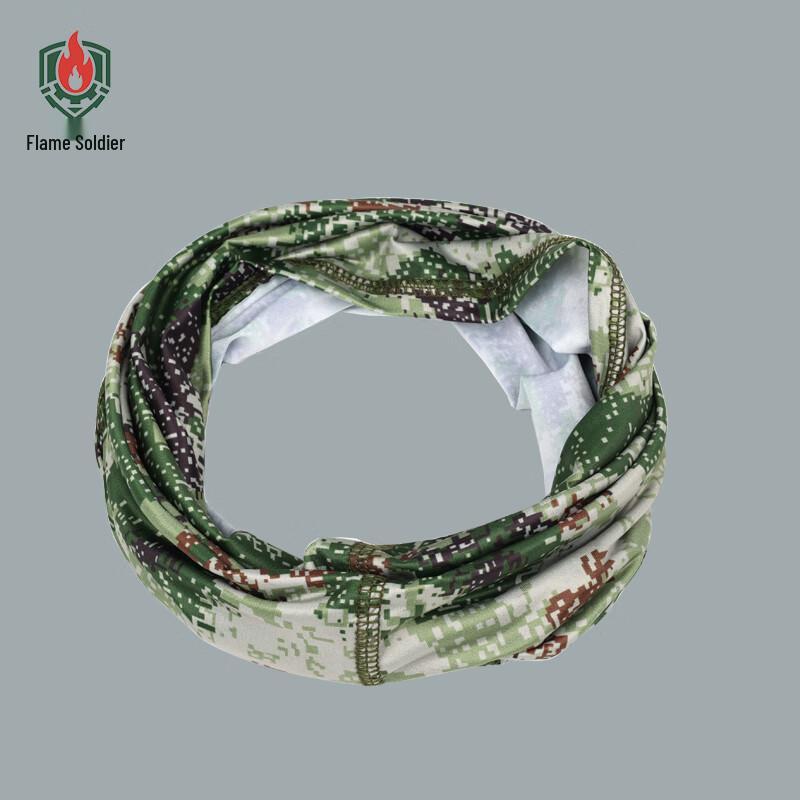 Herren Eisseide Camouflage Sonnenschutz Nackenschal