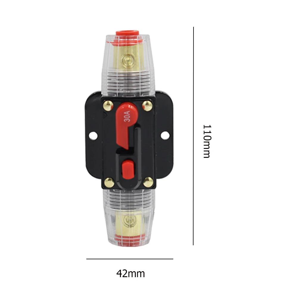 12V-24V DC Car Truck Resettable Circuit Breaker 20A 30A 40A 50A 60A 80A 100A 125A 150A Resettable Fuse Short Protection Fuse