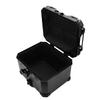Motorcycle Top Case 45L Aluminum Alloy Handle Water Proof Anti Theft Lock System Universal Black