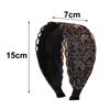 Flowers Lace Mesh Hair Band Wide Side Hollow Headwear Ins Women Lace Hairbands  Girls
