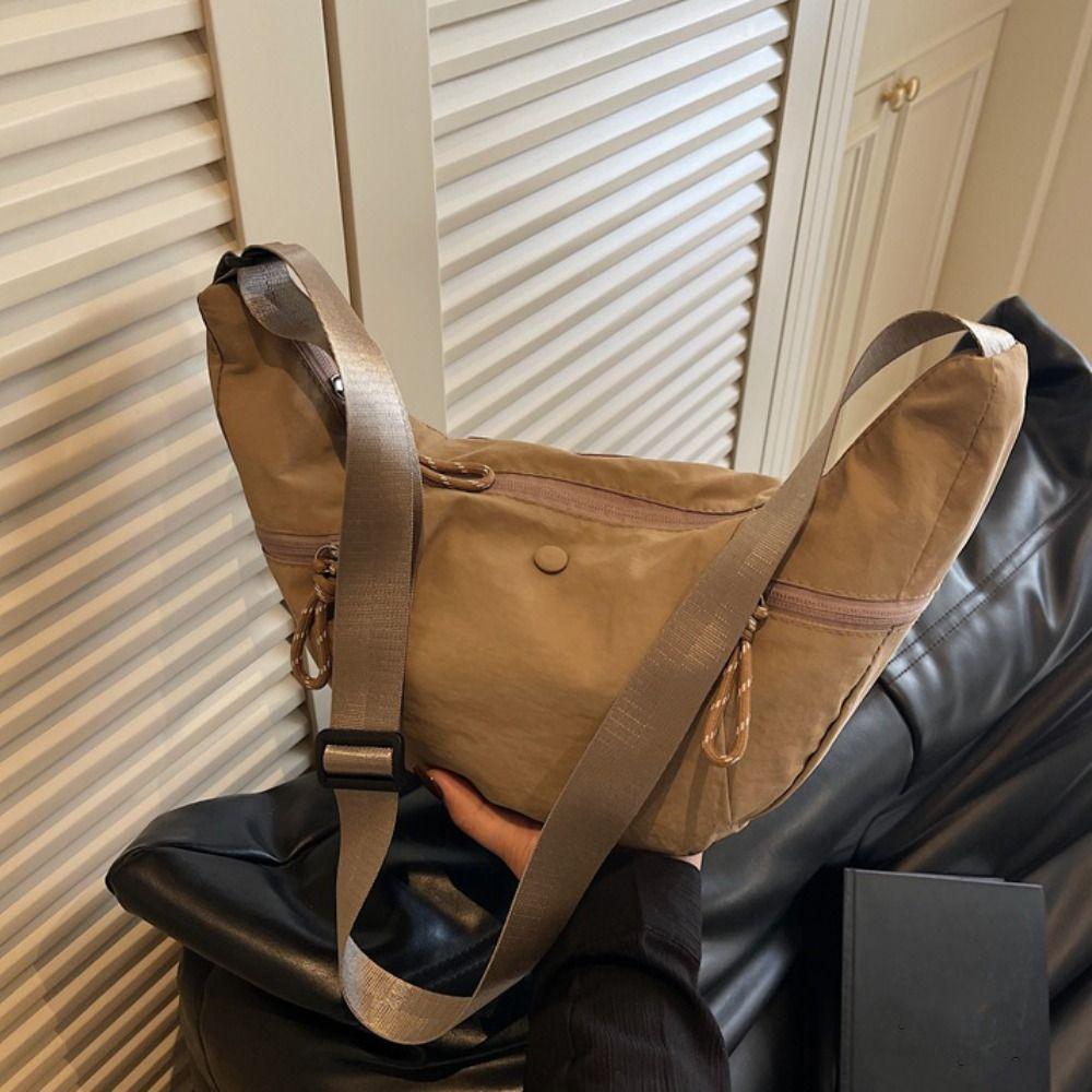 Japanese Style Casual Crossbody Bag Large Capacity Underarm Bag Sports Shoulder Bag  Outdoor