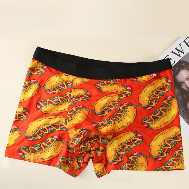 

Мужское нижнее белье Быстросохнущее Дышащее С принтом Большого размера Дышащее Спортивное Мужское нижнее белье Ледяной шелк Плоский угол XXXXL тёмно-синий