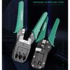 Ergonomic Cable Crimping Plier s Thickened Head NetworkCable Crimping Tool Non slip Handle andSharp Wire Stripper