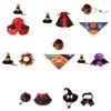 Yard Display Halloween Porch Statue Outfit Set for Standard 23 Inch Bird, Polyester Costume for Late Fall Styling